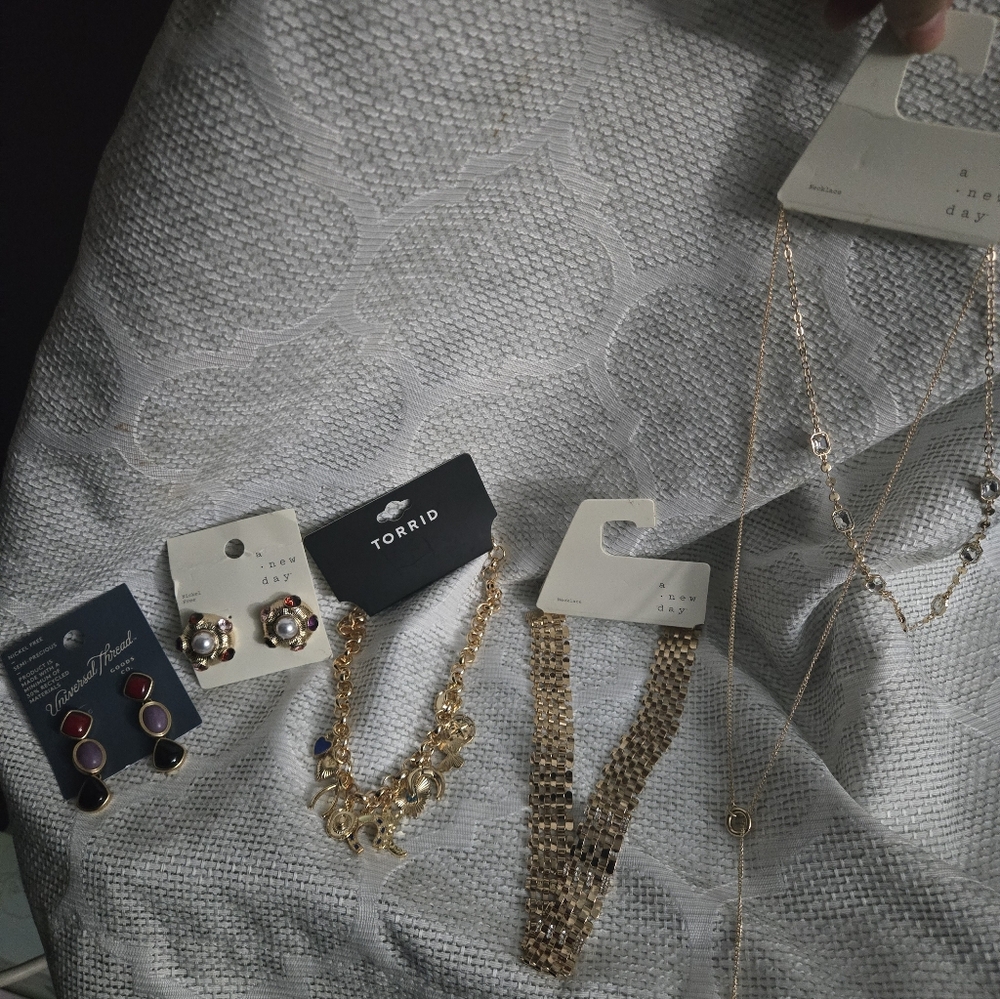 Gold and Silver Women's Jewelry Bundle